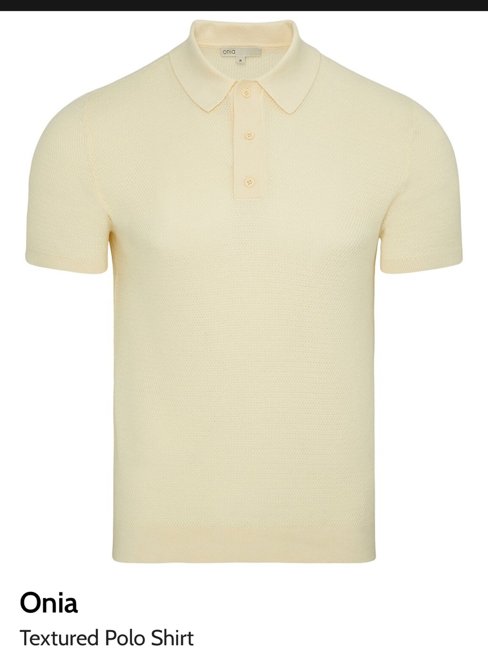 Onia Men's Knit Polo
